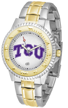 Men's Texas Christian Horned Frogs - Competitor Two - Tone Watch