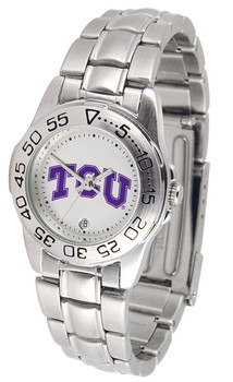 Ladies' Texas Christian Horned Frogs - Sport Steel Watch