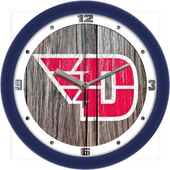 Dayton Flyers - Weathered Wood Team Wall Clock