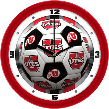 Utah Utes- Soccer Team Wall Clock