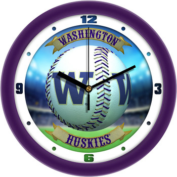 Washington Huskies - Home Run Team Wall Clock