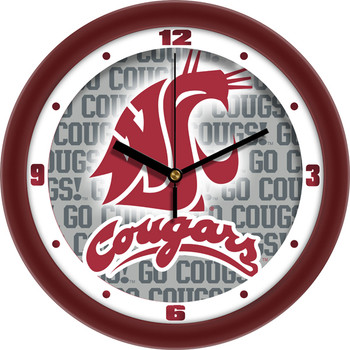 Washington State Cougars - Dimension Team Wall Clock