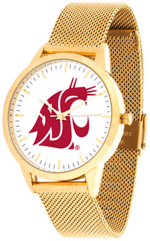 Washington State Cougars - Mesh Statement Watch - Gold Band