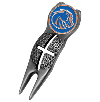 Boise State Broncos - Crosshairs Divot Tool  -  Black