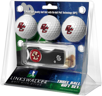 Boston College Eagles - Spring Action Divot Tool 3 Ball Gift Pack