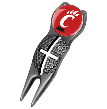 Cincinnati Bearcats - Crosshairs Divot Tool  -  Black