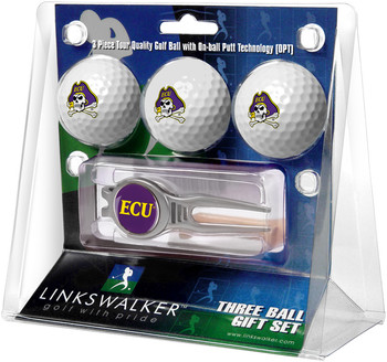 East Carolina Pirates - Kool Tool 3 Ball Gift Pack