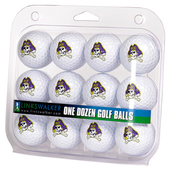 East Carolina Pirates - Dozen Golf Balls