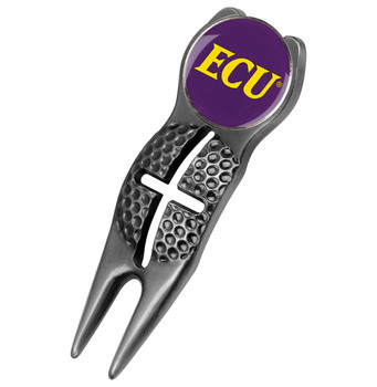 East Carolina Pirates - Crosshairs Divot Tool  -  Black