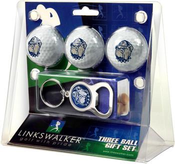 Georgetown Hoyas - 3 Ball Gift Pack with Key Chain Bottle Opener