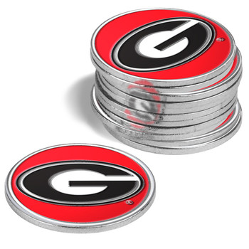 Georgia Bulldogs - 12 Pack Ball Markers