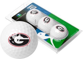 Georgia Bulldogs - 3 Golf Ball Sleeve