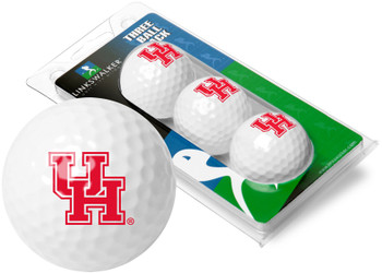 Houston Cougars - 3 Golf Ball Sleeve