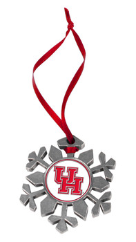 Houston Cougars - Snow Flake Ornament