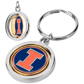 Illinois Fighting Illini - Spinner Key Chain