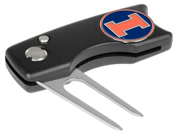 Illinois Fighting Illini - Spring Action Divot Tool