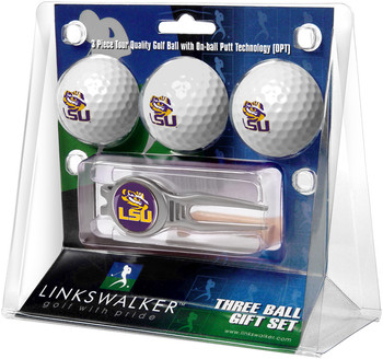 LSU Tigers - Kool Tool 3 Ball Gift Pack