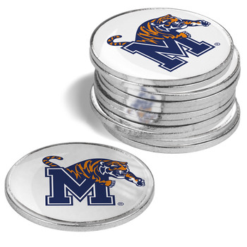 Memphis Tigers - 12 Pack Ball Markers