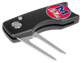 Mississippi Rebels  -  Ole Miss - Spring Action Divot Tool