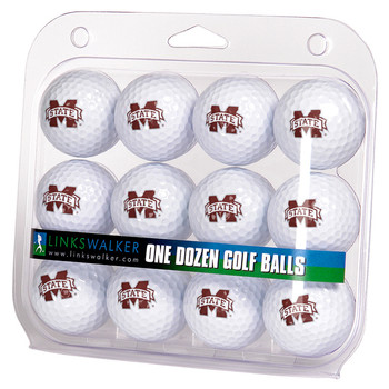 Mississippi State Bulldogs - Dozen Golf Balls