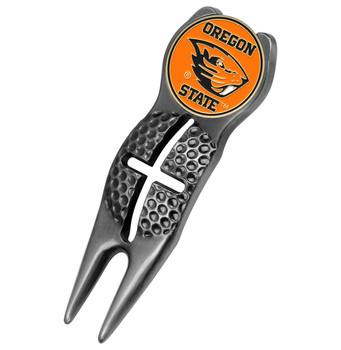 Oregon State Beavers - Crosshairs Divot Tool  -  Black