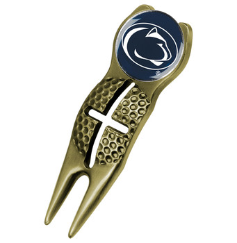 Penn State Nittany Lions - Crosshairs Divot Tool  -  Gold