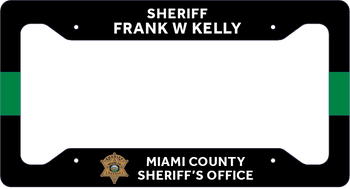 Miami Sheriff LICENSE PLATE FRAME