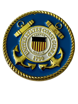 U.S. COAST GUARD BLUE LINE COIN