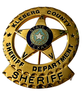 KLEBERG COUNTY SHERIFF TX STAR BADGE KLEBERG COUNTY SHERIFF TX STAR BADGE