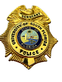  UNIV. OF SOUTH FLORIDA POLICE SERGEANT BADGE