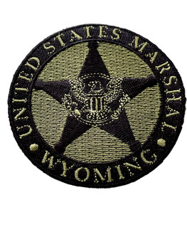 U.S. MARSHALS SERVICE WYOMING PATCH U.S. MARSHALS SERVICE WYOMING PATCH