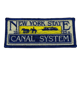 NEW YORK STATE CANAL SYSTEM NY SMALL PATCH RARE NEW YORK STATE CANAL SYSTEM NY SMALL PATCH RARE