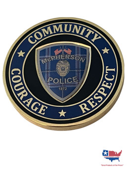 MCPHERSON POLICE KANSAS COIN 3