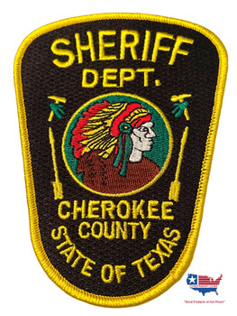 CHEROKEE  COUNTY SHERIFF DEPARTMENT  TX PATCH 