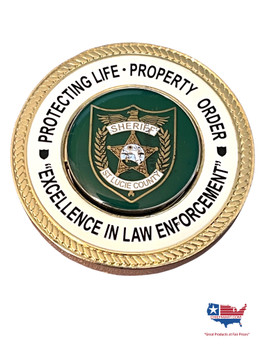 ST. LUCIE SHERIFF FL BALL MARKER COIN