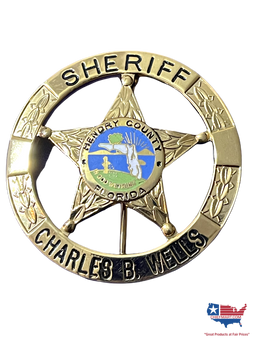 HENDRY COUNTY SHERIFF FL  WELLS STAR BADGE 

12-21