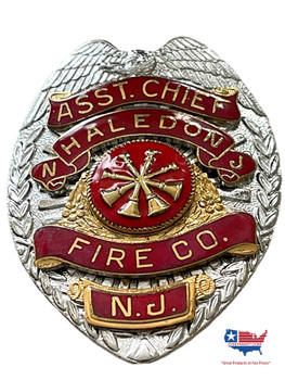 HALEDON  FIRE DEPT NJ BADGE 