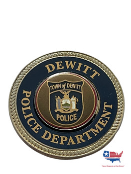 DEWITT POLICE NY BALL MARKER COIN