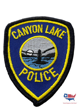 CANYON LAKE POLICE CA  PATCH SMALL