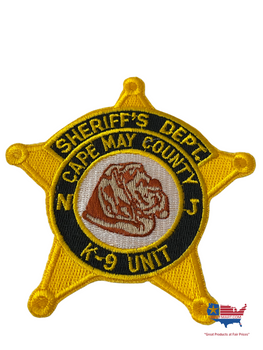 CAPE MAY CTY SHERIFF NJ K-9 UNIT PATCH