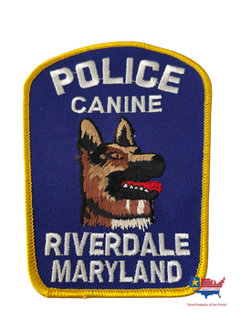 RIVERDALE MD POLICE K-9 PATCH