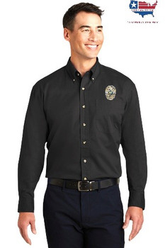 Port Authority® Long Sleeve Twill Shirt (LBK)