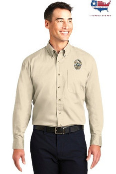 Port Authority® Long Sleeve Twill Shirt (LBK)