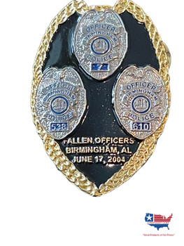 BIRMINGHAM POLICE MEMORIAL  Lapel Pin 