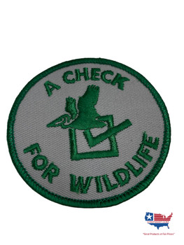 A CHECK FOR WILDLIFE  PATCH