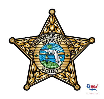 NASSAU COUNTY SHERIFF FL FLEX PATCH GOLD