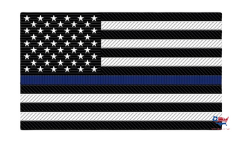 BLUELINE FLAG FLEX PATCH