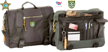 Wakulla Sheriff Ballistic Expandable Briefcase WITH EMBLEM