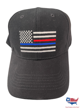 RED AND BLUE LINE HAT