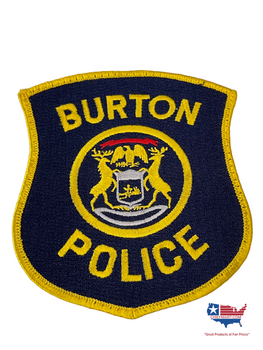 BURTON POLICE MI PATCH